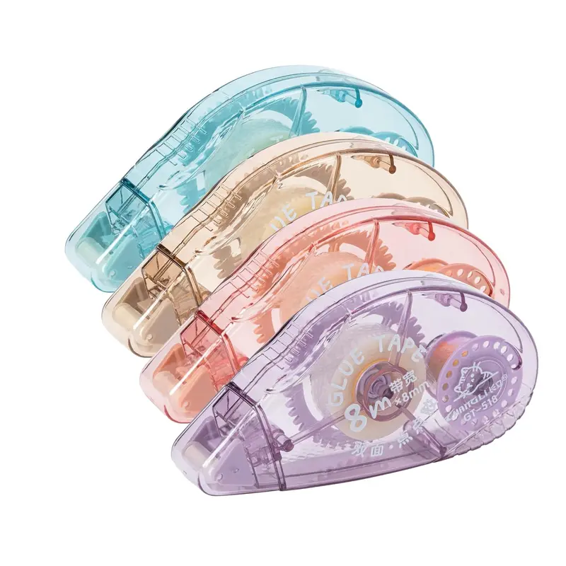 4 Pack Double Sided Tape Dispenser with Built-in Rollers for Scrapbooking, Cards, and Crafts 0