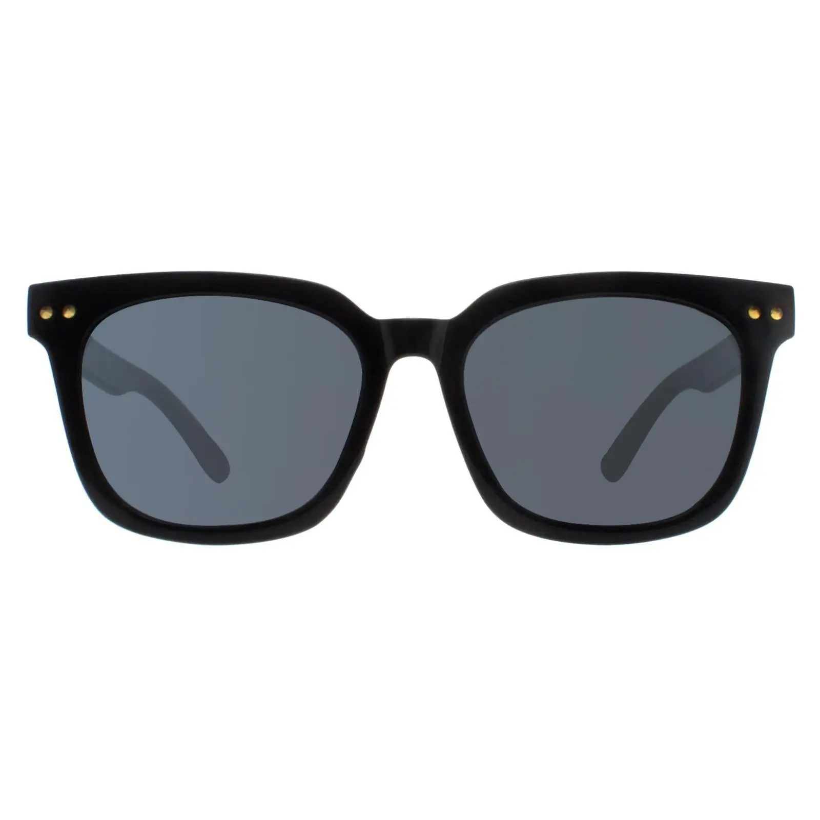 Atum Sunglasses Meraki C1 Shiny Black Smoke Grey for Male - Mens Sunglasses - Menswear