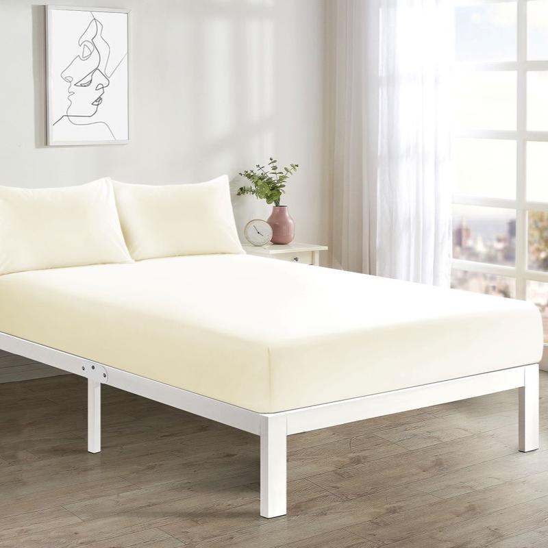 40cm Extra Deep Fitted Sheets - Available in Single,4FT ,Double ,King ,Super King sizes (Pillow cases sold separately) 2