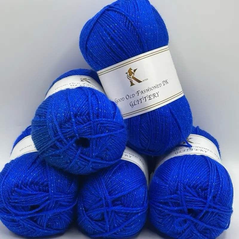 Good Old Fashioned DK Glittery Knitting Crochet Yarn 5x100g Balls