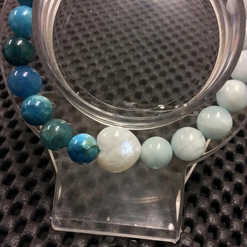 Apatite, Aquamarine & Moonstone. 3