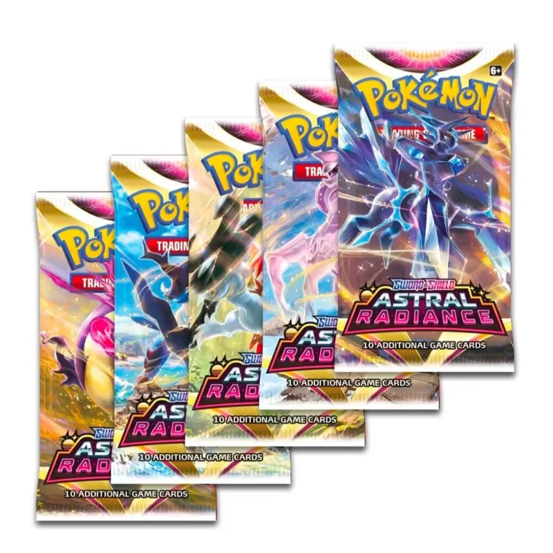 Pokemon, Astral Radiance Booster Pack x1, ripped live.