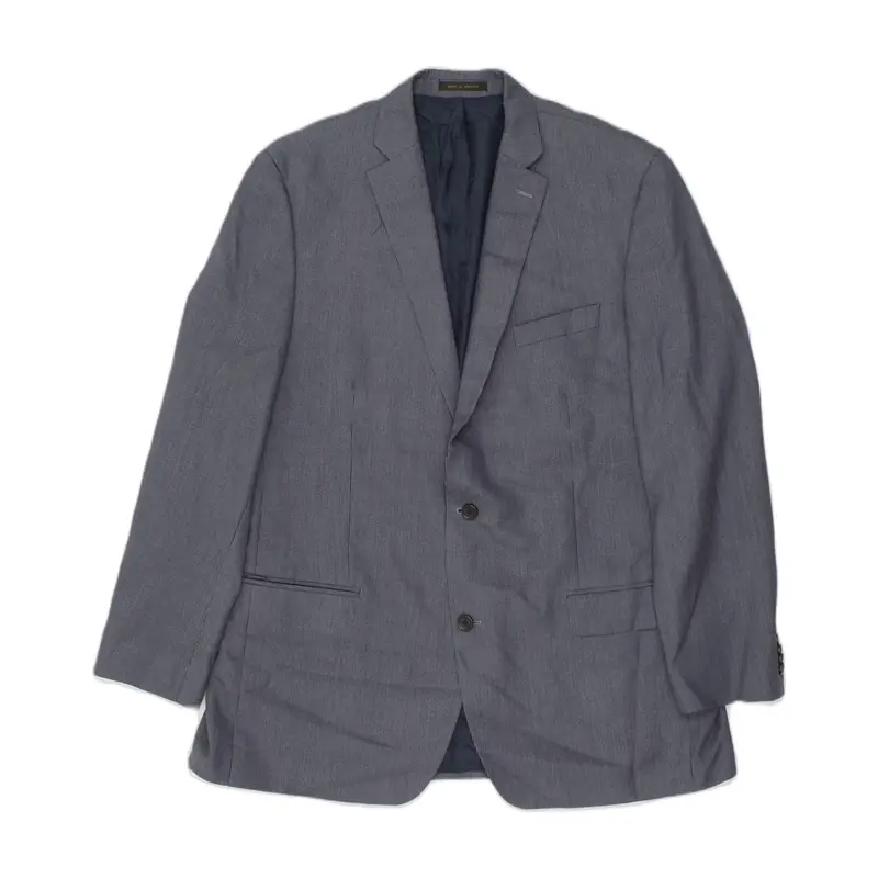 Pre-Owned Vintage MICHAEL KORS Mens Slim Fit 2 Button Blazer Jacket UK 46 3XL Navy Blue 1