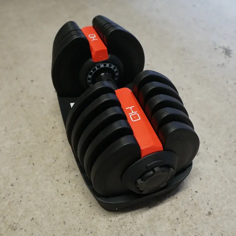 OX | Adjustable Dumbbells 40KG Pair (80KG Total) Steel Dumbbell Set Free Weights 4