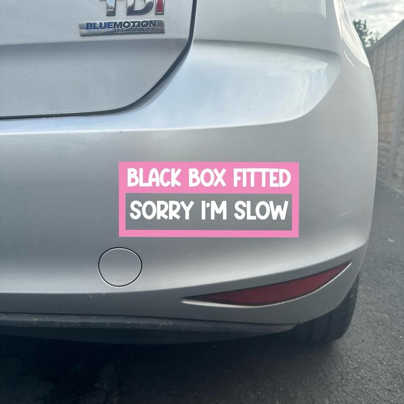 Black Box Car Decal Bumper Sticker Sticker 1