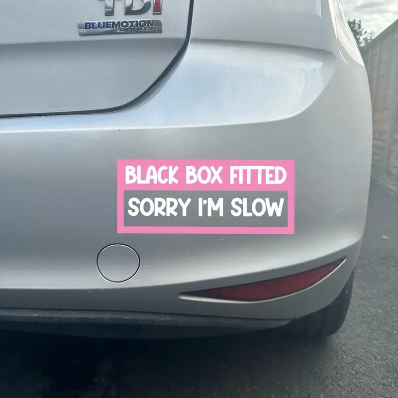 Black Box Car Decal Bumper Sticker Sticker 1
