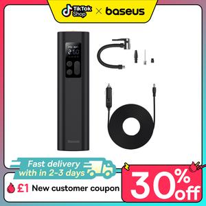Baseus Super Mini Inflator Pump Air Compressor Portable Hand-Held Auto Tire Pump with LED Display