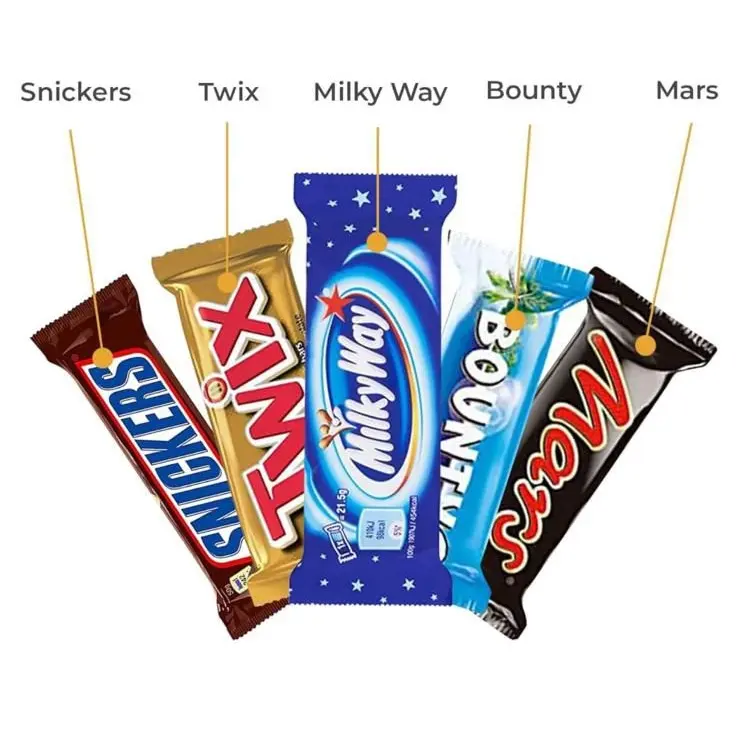 Chocolate Gift Box  | The Perfect Chocolate Gift Box For Easter, father's day, for spring, boyfriend, girlfriend | Pack of 18 | Boxed Treat | Bounty,Mars,Twix,Milky Way,Snickers | Bulk Chocolates cadbury chocolate Snack Coconut Snack Coconut 1