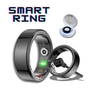 Smart Ring Health Fitness Tracker for Men & Women, Heart Rate & Sleep Monitor, Blood Oxygen, Pedometer, Calories, Exercise Mode, IP68 Waterproof, Titanium Health Ring with App for iOS & Android, Smart Ring with 5ATM Waterproof Rating Wearable Automatic