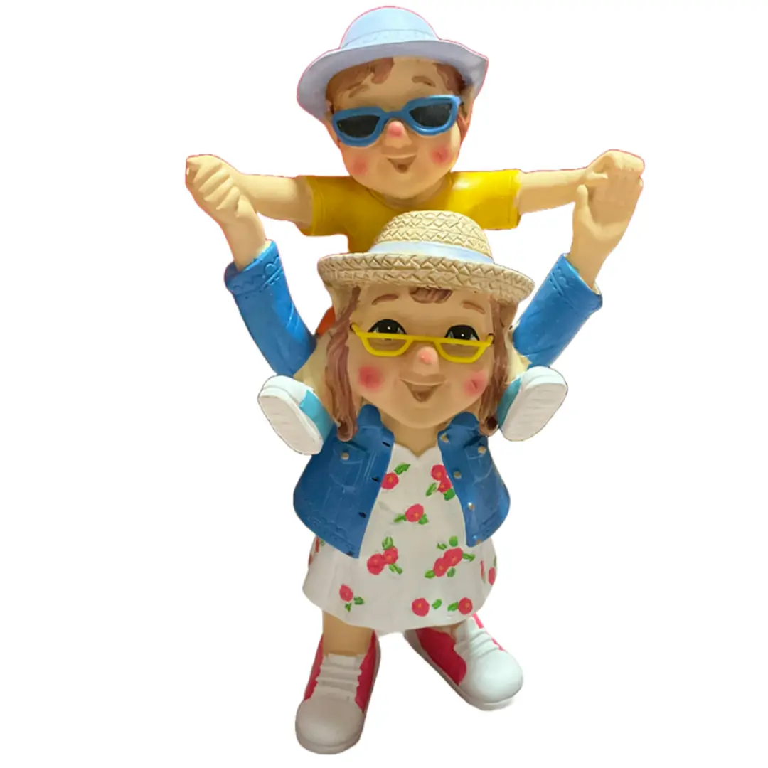 Garden Decor Ornament Outdoor Patio Mini bbq Home Statue Tall h and m gnome