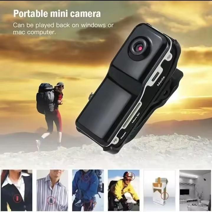 Product Introduction of Portable Mini HD DV Camera for Nanny and Sports, Small Body Camcorder with Video Record and Webcam Device Recording Security 13