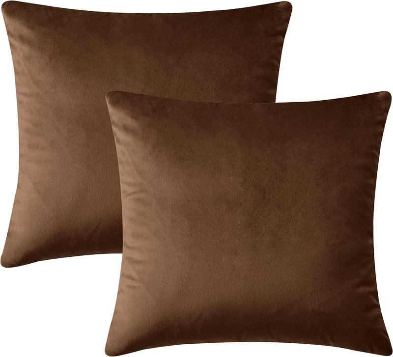 Luxury Crushed Velvet Cushion Cover Only pack of 2 - Colorful & Soft Pillow Shams for Elegant Home & Sofa Decor 2