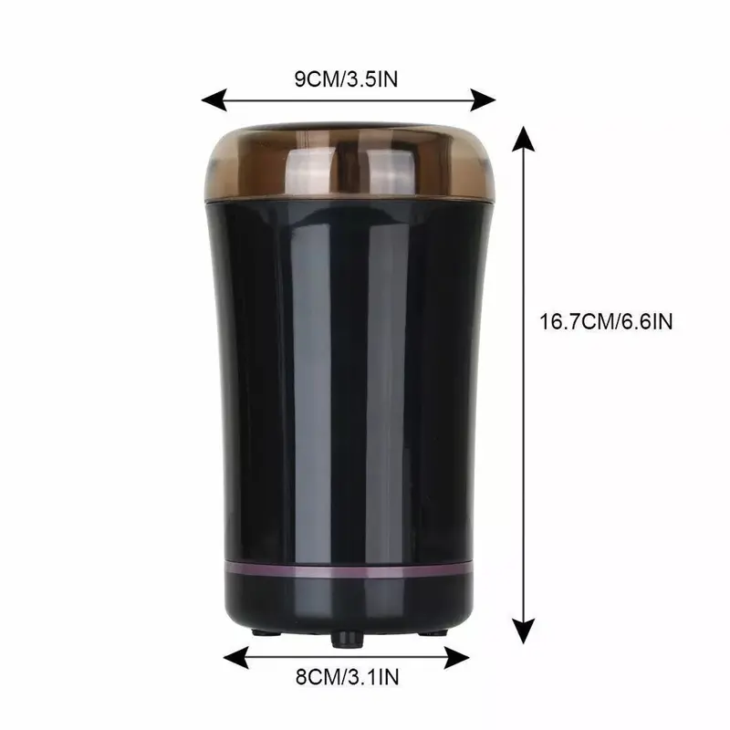 Electric Coffee Grinder Grinding Milling Bean Nut Spice Matte Blade Blender UK 5