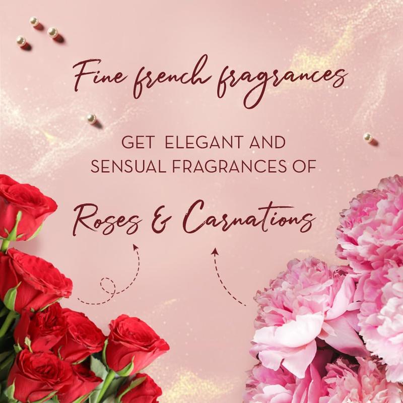 PACK OF 9 Camay Classic International Beauty Soap with Carnations & Roses Combo Pack Offer, Indulging French Fragrance, Moisturizing Bathing Soap with Nature’s Scent for Daily Skincare, Silky,Soft & Glowing Skin 125g Body Care Luxury Gentle 6