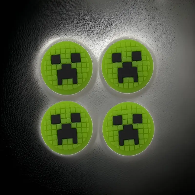 CrazyDiy Thumb Grips for Nintendo Switch, Switch Lite & Oled - 4 pcs - Green - High quality material Silicone 4