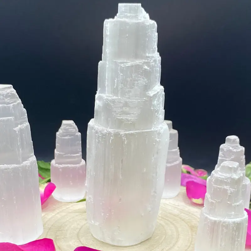 Selenite Towers - Cleansing & Purification 4