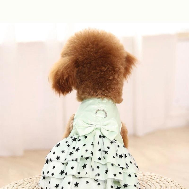 Brubonchi Pet Cat Dog Harness Dress, Dog Dress, Dog Clothing 4
