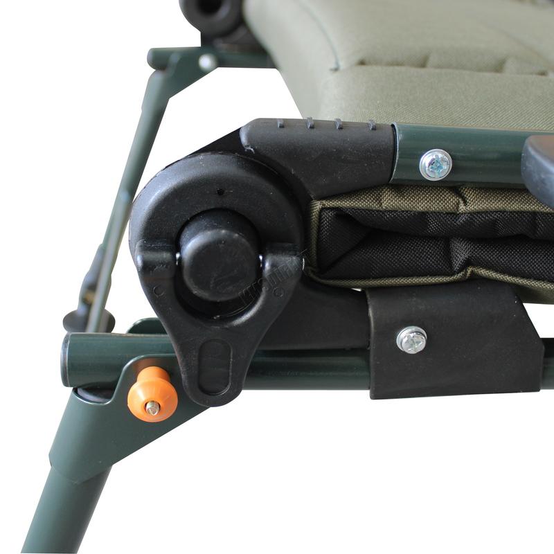 Carpzilla Camping Fishing Chair – XL Carp Green Fishing Equipment Folding Adjustable Legs 7