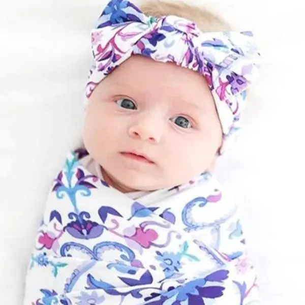 Baby Swaddle & Headband