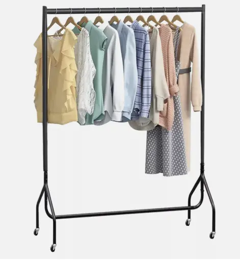 5x4ft Heavy Duty Garment Rail Hanging Clothes Home Portable Retail Display Stand 3