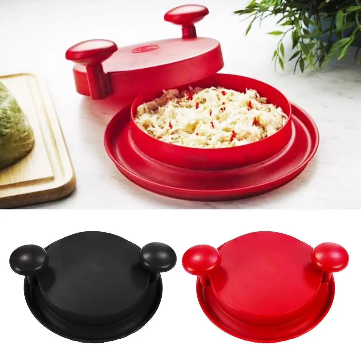 Creative Chicken Breast Grinder with Handle, Portable Labour Saving Cookware Kitchen Accessories for Outdoor Camping BBQ, Summer Essentials Utensils Meat Multicolor