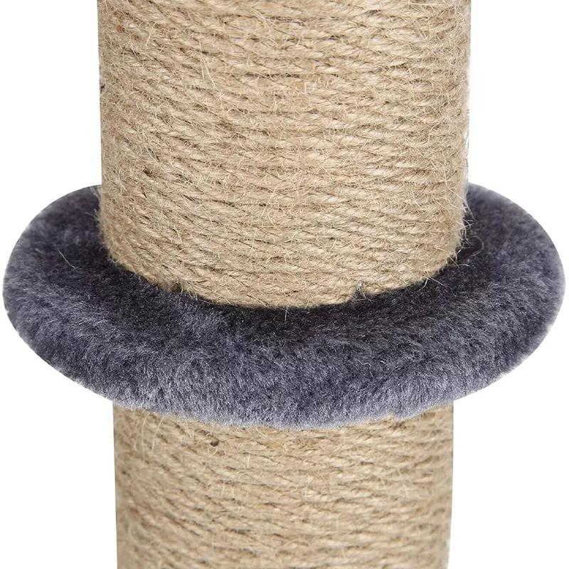 TALL LARGE CAT SCRATCHING POST 74CM STRONG NATURAL SISAL POLE HEAVY DUTY BASE 5