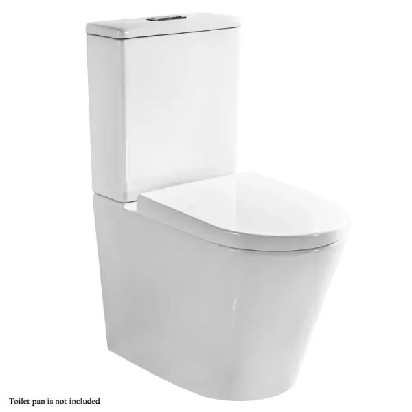 Oval Shape Soft Close Toilet Seat - White with Quick Release Top & Bottom Hinges 2
