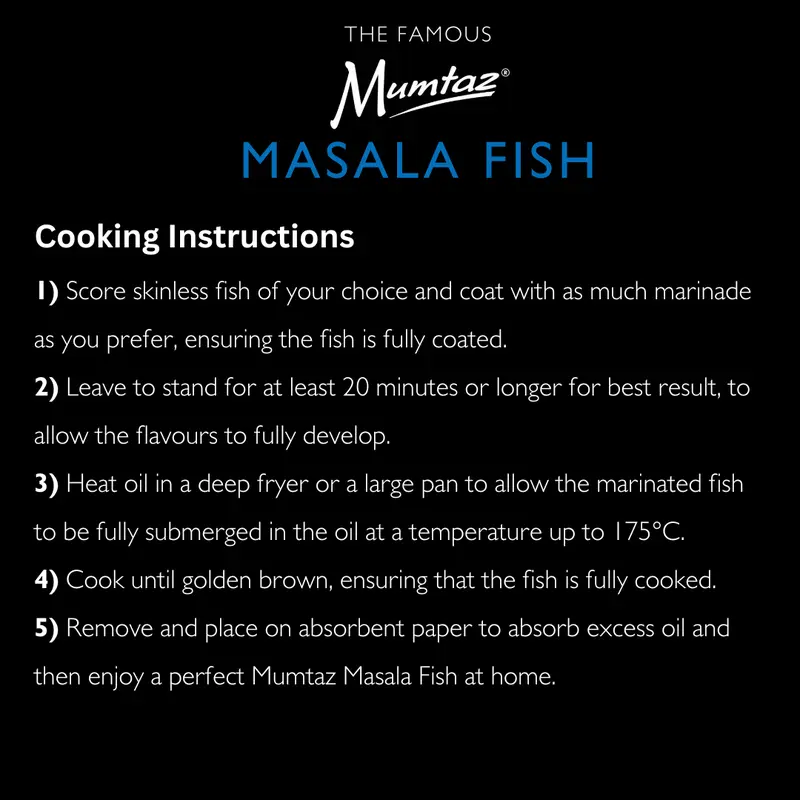 Mumtaz Masala Fish Marinade Rub Seasoning Mix - 250g - Best Deal Pack of 1, 3, 6 3