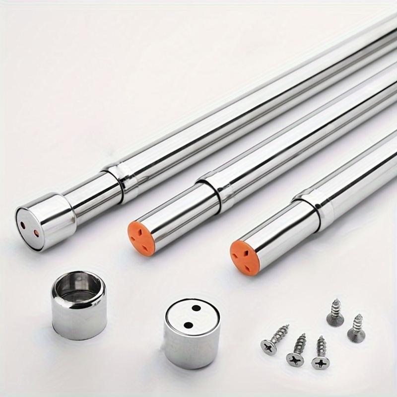 the clothes drying rod is silver 5