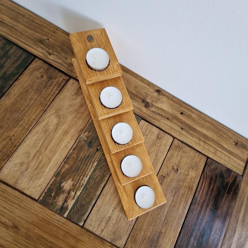 wood candle holder 7