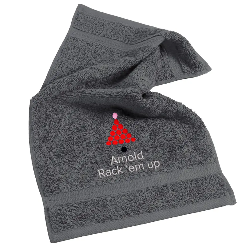 Aztex Personalised Snooker Towel 1
