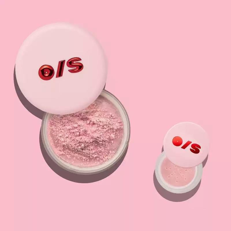 Product Introduction of ONESIZE Pure Desire and Atmosphere Makeup Loose Powder Blush Set with Puff - Ultra Pink No.1 - 10g 11