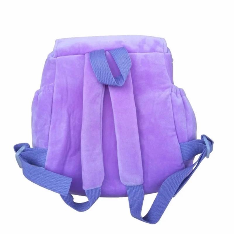 1pcs Dora Explorer Backpack Rescue Bag with Map,Pre-Kindergarten Toys Purple Xmas Girls Back to School Gifts 5