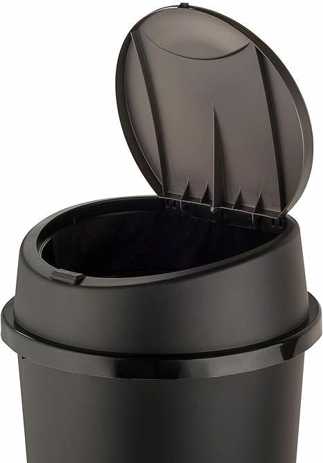 Product Introduction of KetoPlastics 45 Liter 45 Litre 45L TOUCH BIN Colour Bin for Home Garden Office School Kitchen Bathroom Top Bin Portable Pedal Bin Removable Lid (BLACK) 4