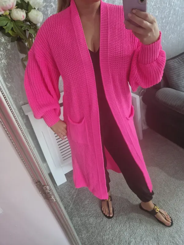 Balloon Sleeve Cardigan 0