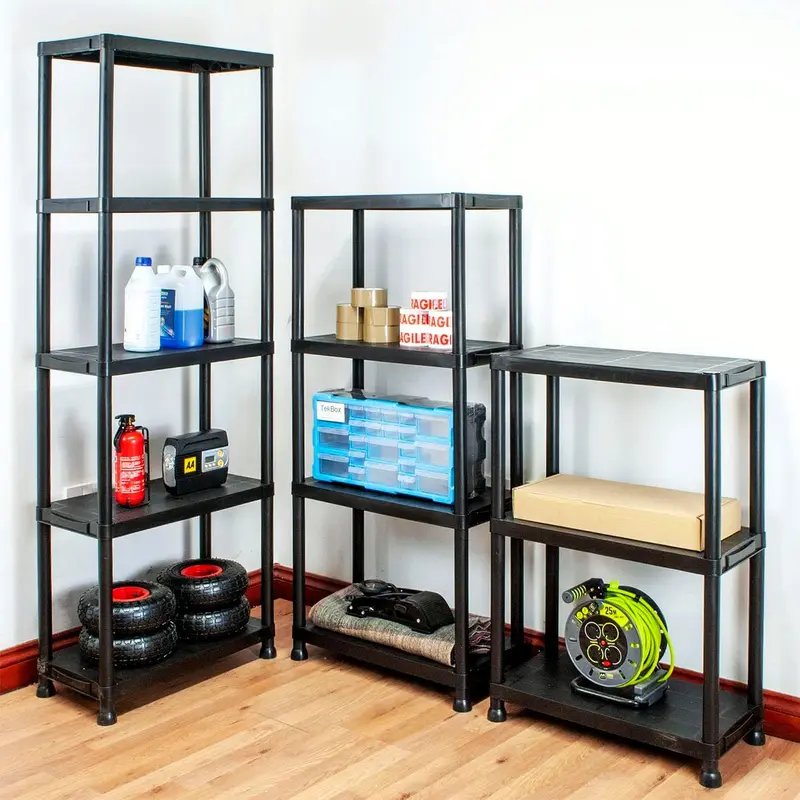 Shelving Plastic Storage Unit for Garage Warehouse Sheds Racking Storage 0