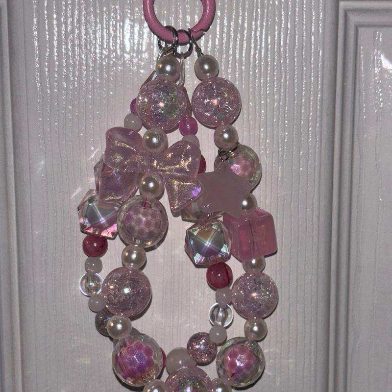 Phone straps & Keychains with crystals, ouija boards & pompoms 4
