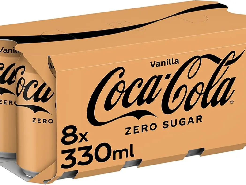 Coca-Cola Zero Sugar Vanilla 8 x 330ml Cans | Smooth & Refreshing Taste for Any Occasion Beverage Drink