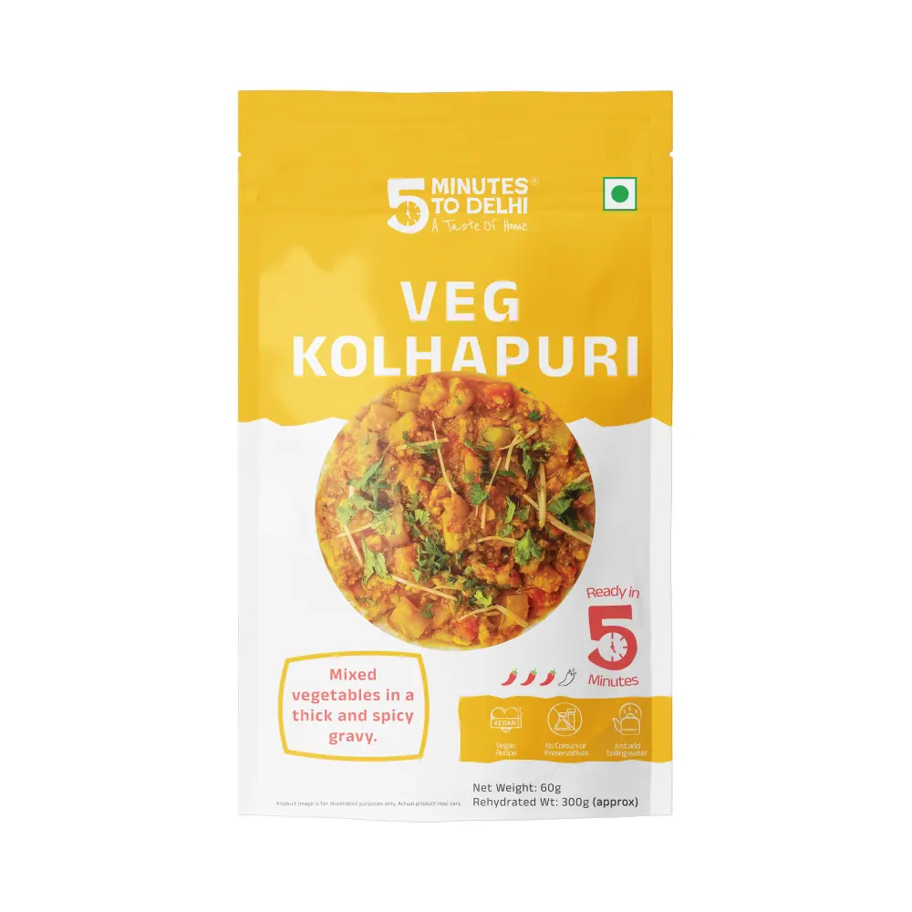 Vegetable Curry (Vegetable Kolhapuri) - Just Add Boiling Water!