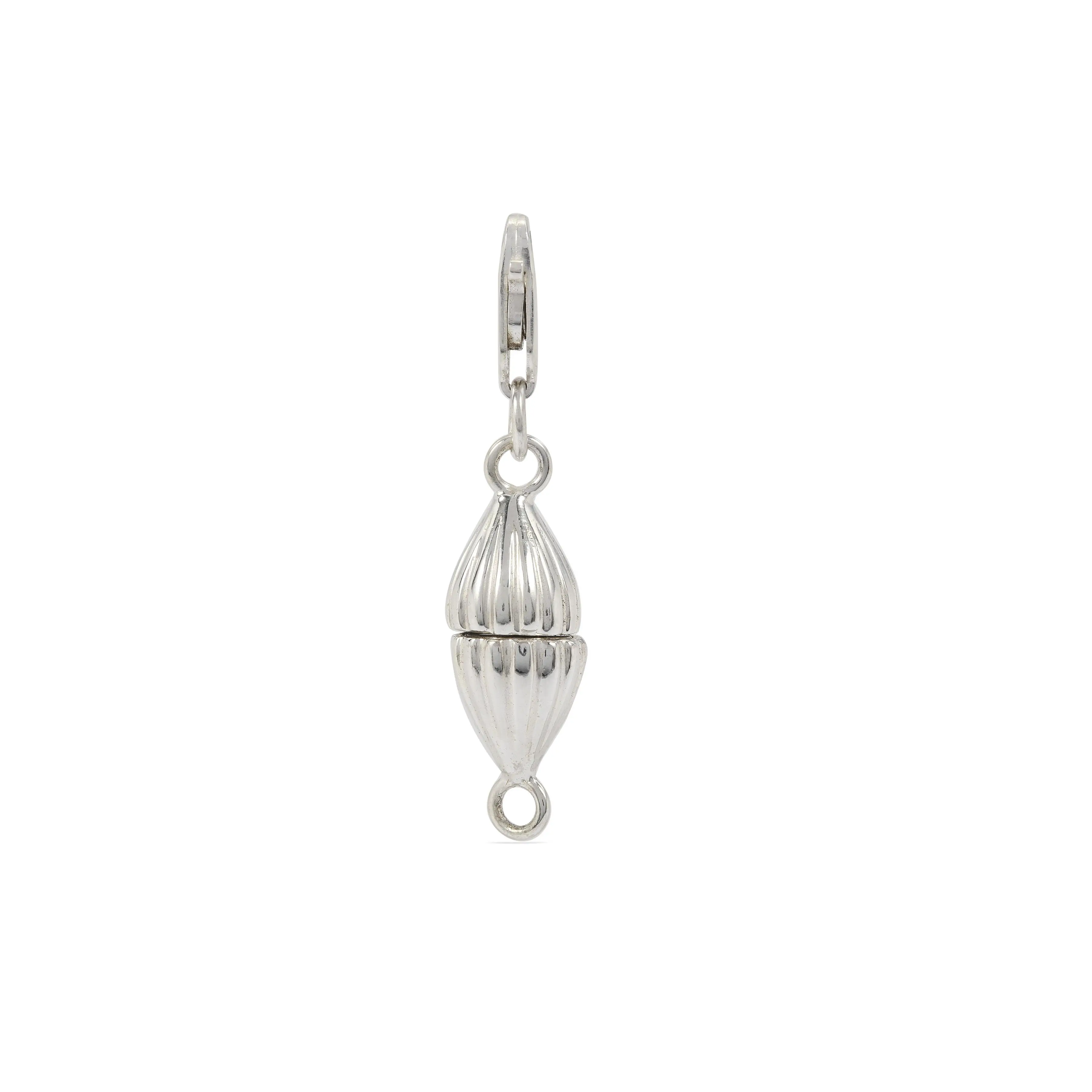 Sterling Silver Magnetic Clasp with Lobster Lock