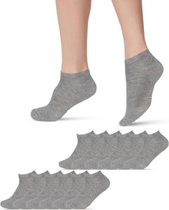 Bamboo Trainer Socks for Women by Socksville (12 Pairs, Size 4-8) - Breathable and Comfortable Gym Lightweight