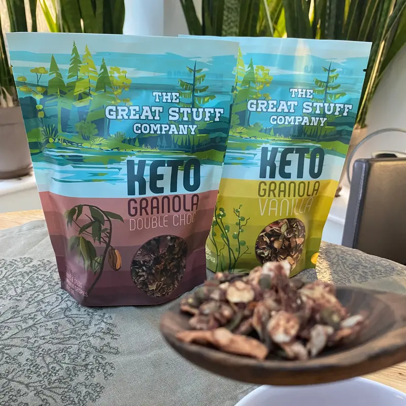Keto Granola with MCT oil and Protein Crispies - Mixed Flavours - 3 x 330g bags 1