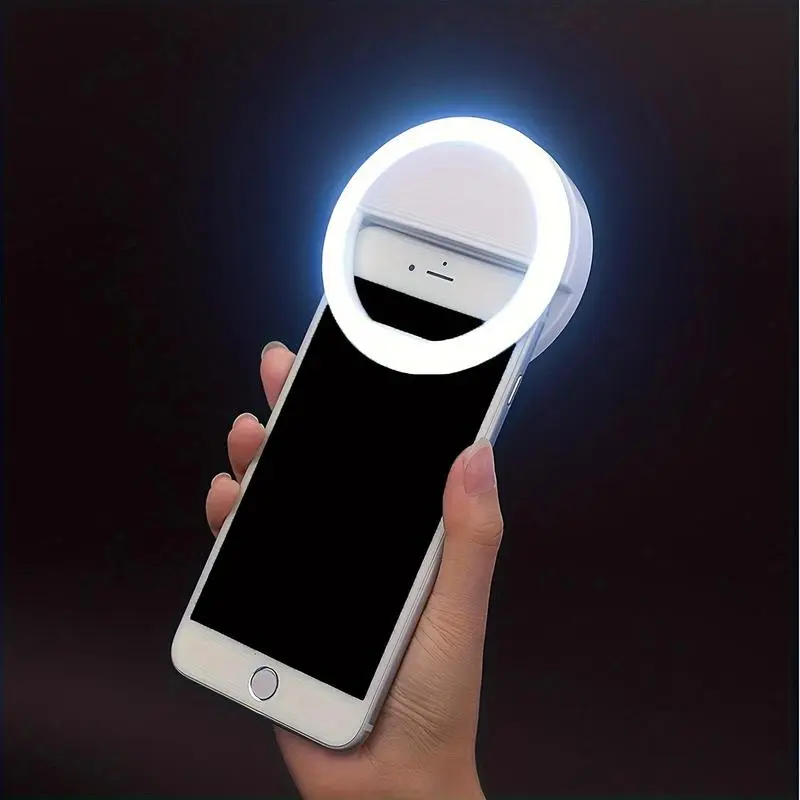USB Rechargeable Selfie Ring Light, 36-LED Selfie Ring Light, Night Selfie Enhancing Light for Phone Photography, Back to School Supplies