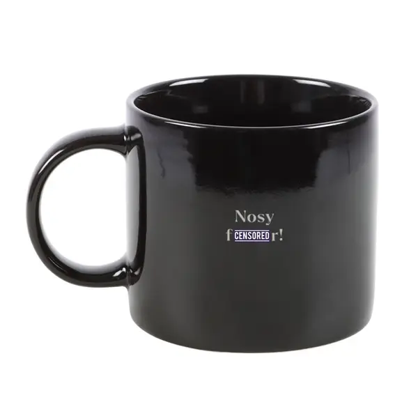Nosy F*cker Sweary Mug Drinkware Cup Washable