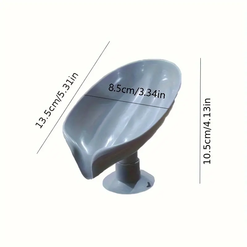 HARLESOTTO       2 Suction Cup - Style Drainage Soap Dish Holder: No - Punch Installation, Prevents Water Accumulation, Ideal for Home Use. Great for Home Organization, Kitchen and Bathroom Accessories. 3