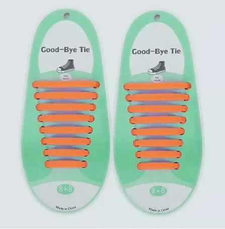 Comfortable Elastic Silicone Shoelaces for Kids and Adults - No Tie Lazy Trainers - Footwear 7