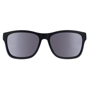 Lacoste Sunglasses L737S 002 Satin Black Grey Blue for Male - Mens Sunglasses - Menswear