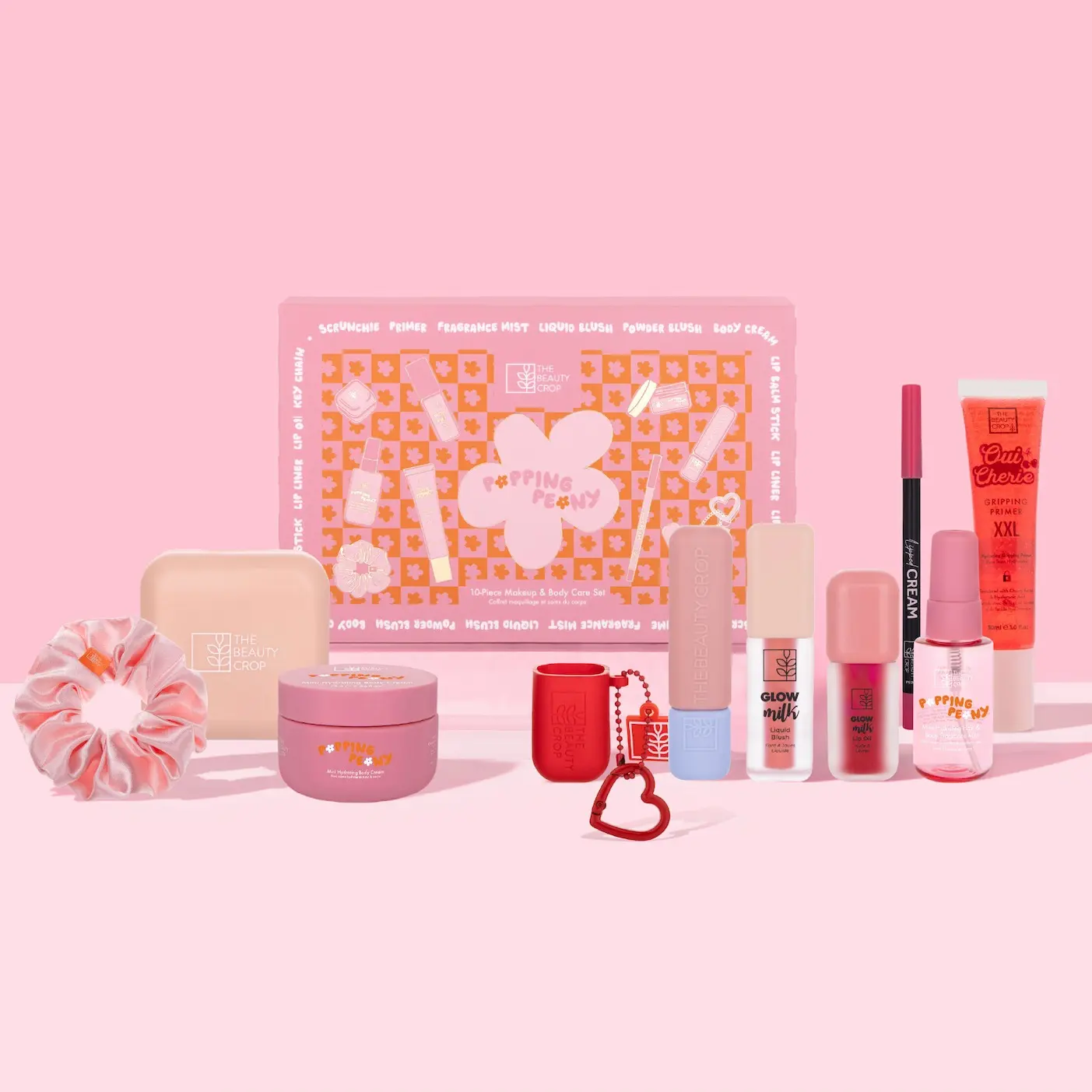 Popping Peony Makeup & Body Care Set - 10 Piece Gift Set  - The Beauty Crop
