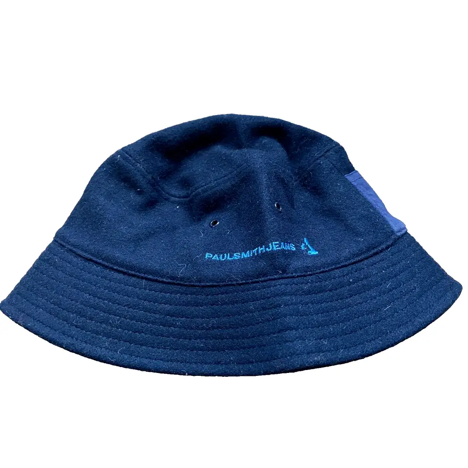 Pre Owned Paul Smith Bucket Hat Blue size M