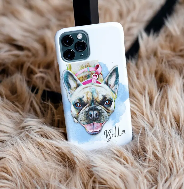 Personalised Custom Pet/ Dog/ Cat/ Horse Phone Cover Case Iphone 11/12/13/14/Pro Phone Case 0